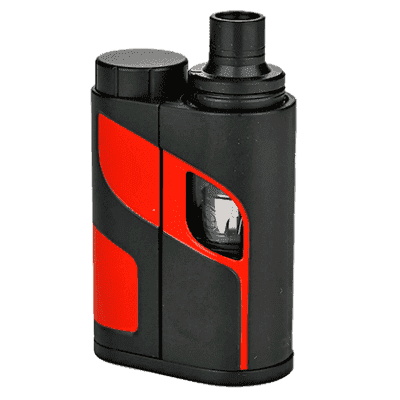 Батарейный мод Eleaf iKonn Total в комплекте с Ello mini XL (5,5 мл) - Черно-красный