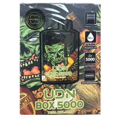 Одноразовая Pod система UDN BOX 5000 Pina colada - Пина колада - фото 1