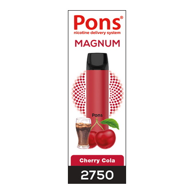 Одноразовый вейп Pons Magnum 2750 New Cherry Cola - фото 1