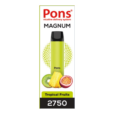 Одноразовый вейп Pons Magnum 2750 New Tropical Fruits - фото 1