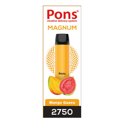 Одноразовый вейп Pons Magnum 2750 New Mango Guava - фото 1
