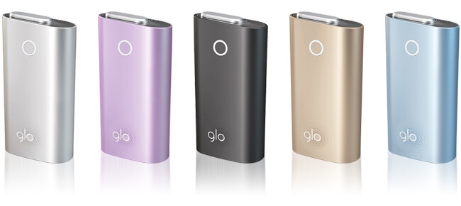 In total, the manufacturer announced five color versions of <strong> glo </strong>: silver, graphite, golden, pink and blue