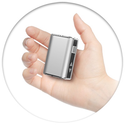 Миниатюрный мод iStick Mini удобно лежит в руке и запросто поместится в любой карман