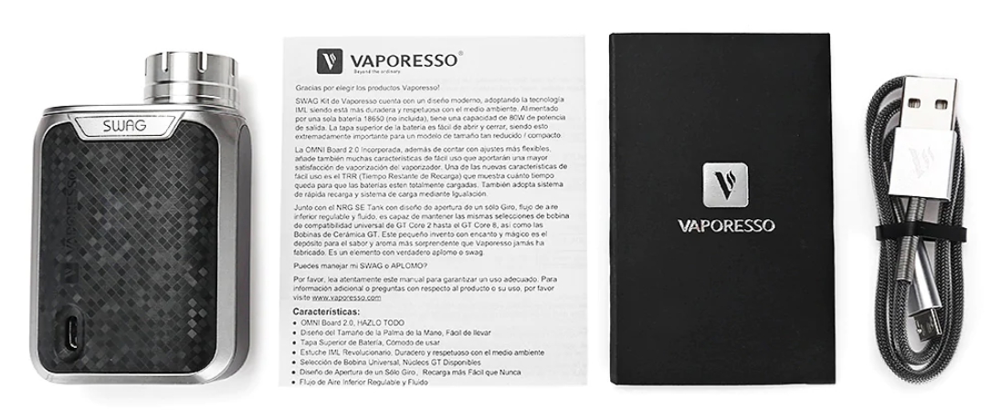 Руководство пользователя на устройство Vaporesso Swag Руководство пользователя на устройство Vaporesso Swag