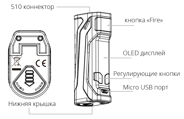 Руководство пользователя на устройство Wismec CB-80 Руководство пользователя на устройство Wismec CB-80