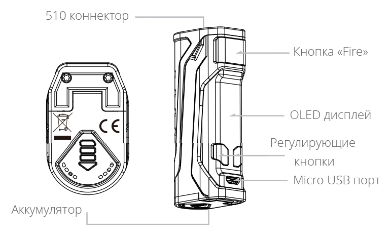 Руководство пользователя на устройство Wismec CB-80 Руководство пользователя на устройство Wismec CB-80