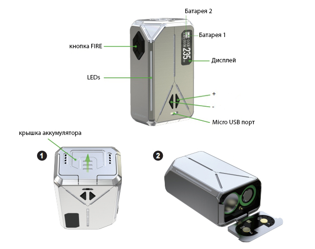 Руководство пользователя на устройство Eleaf Lexicon Руководство пользователя на устройство Eleaf Lexicon