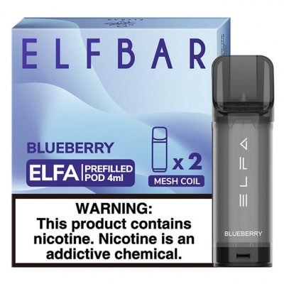 Картридж Elf Bar Elfa Blueberry 4 мл - 2 шт - фото 1