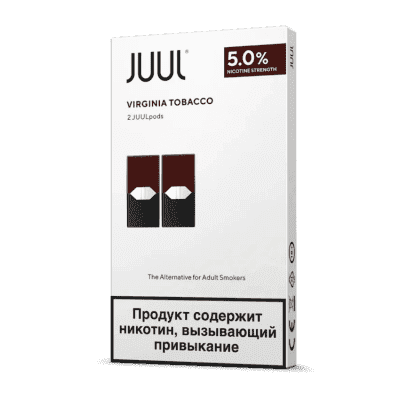 Картридж Juul Labs JUUL Virginia Tobacco x 2 (59 мг) Картридж Juul Labs JUUL Virginia Tobacco x 2 (59 мг)