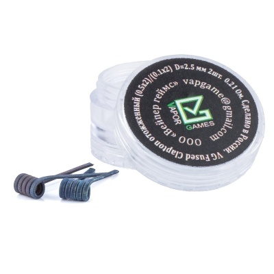 Готовые спирали VG Fused Clapton (2х0.5)x(2х0.1) - фото 4 Готовые спирали VG Fused Clapton (2х0.5)x(2х0.1) - фото 4