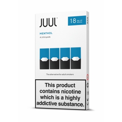 Картридж Juul Ментол x4 (18 мг) Картридж Juul Ментол x4 (18 мг)