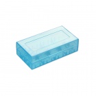 Пластиковый кейс для 2 аккумуляторов формата 18650 - Синий