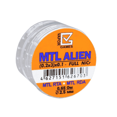 Готовые спирали VG MTL Alien (3х0.2)x0.1 - (3х0.2)x0.1 Готовые спирали VG MTL Alien (3х0.2)x0.1 - (3х0.2)x0.1