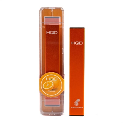 Одноразовая электронная сигарета HQD Ultra Stick 500 Апельсиновый лимонад - фото 1