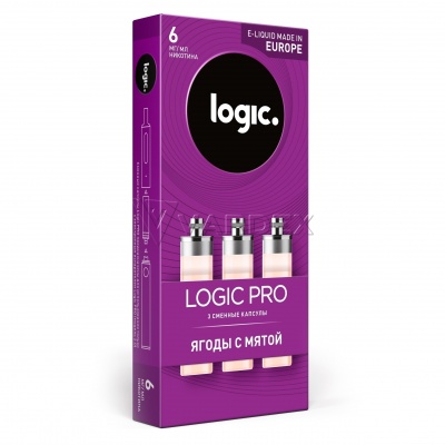 Капсулы Logic Pro Ягоды с мятой (1.5 мл)