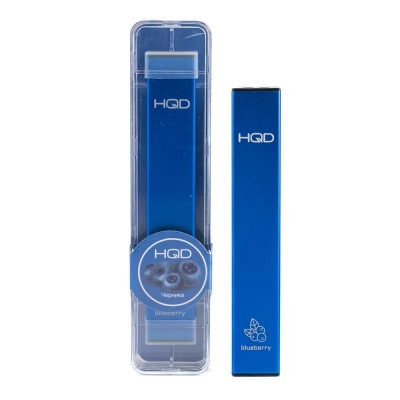 Одноразовая электронная сигарета HQD Ultra Stick 500 Черника - фото 1