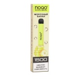 Одноразовая электронная сигарета NOQO 1500 Банан Морозный