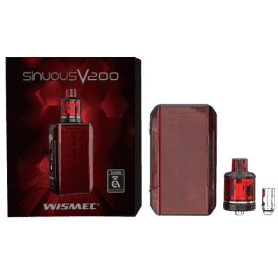 Набор Wismec Sinuous V200 (без аккумуляторов) с клиромайзером Amor NSE - фото 13 Набор Wismec Sinuous V200 (без аккумуляторов) с клиромайзером Amor NSE - фото 13