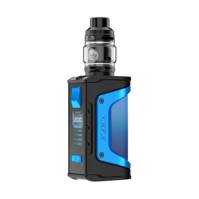Набор Geek Vape Aegis Legend (200W, без аккумуляторов) с атомайзером Zeus (5 мл) - Черно-синий - Черно-синий