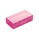 Пластиковый кейс для 2 аккумуляторов формата 18650 - Фиолетовый