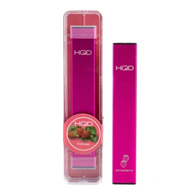Одноразовая электронная сигарета HQD Ultra Stick 500 Клубника Киви - фото 1
