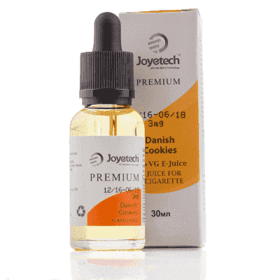 Жидкость Joyetech Premium Danish Cookies - фото 5 Жидкость Joyetech Premium Danish Cookies - фото 5