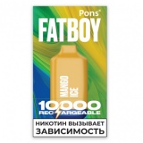 Одноразовый вейп Pons Fatboy Disposable 10000 Ледяное манго