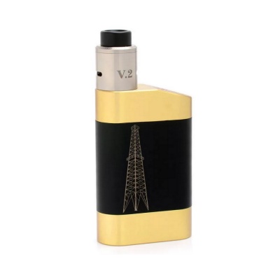 VapeAmp The Rig Pig Kit with Roughneck V2 RDA - Латунный VapeAmp The Rig Pig Kit with Roughneck V2 RDA - Латунный