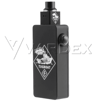 Механический мод Tugboat (без аккумулятора) - Черный Механический мод Tugboat (без аккумулятора) - Черный