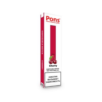 Одноразовая электронная сигарета Pons Disposable Device Cherry - фото 1