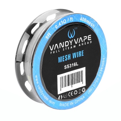  - Проволока из сетки Vandy Vape Mesh Wire SS316L (400 шт.)