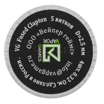 Спирали VG еdition Fused Clapton Coil (4шт.) - фото 3 Спирали VG еdition Fused Clapton Coil (4шт.) - фото 3