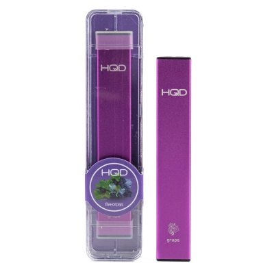 Одноразовая электронная сигарета HQD Ultra Stick 500 Черника Малина Виноград - фото 1