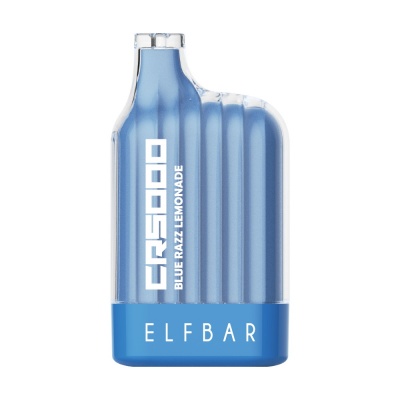 Заряжаемая одноразовая сигарета Elf Bar CR5000 Blue Razz Lemonade - фото 1
