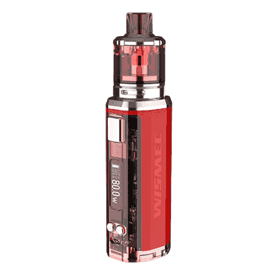 Набор Wismec Sinuous V80 (без аккумуляторов) с клиромайзером Amor NSE - Красный Набор Wismec Sinuous V80 (без аккумуляторов) с клиромайзером Amor NSE - Красный