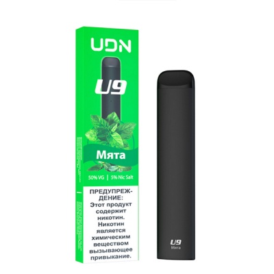 Одноразовая электронная сигарета Eleaf UDN U9 Мята - фото 1