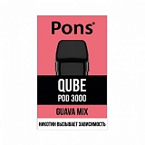 Картридж Pons Qube Pod 3000 заправленный Гуава микс