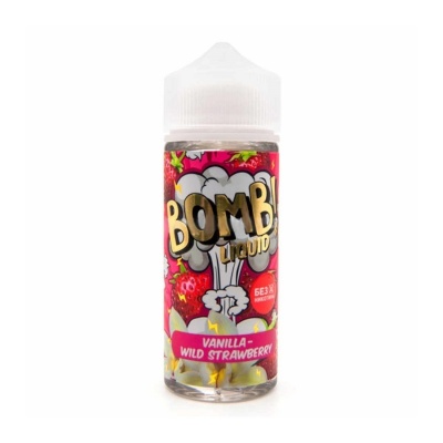 Жидкость Cotton Candy Bomb! SALT Vanilla Wild Strawberry (120 мл) - фото 2