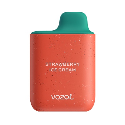 Одноразовая вейп сигарета с подзарядкой VOZOL STAR 4000 Клубничное мороженое - фото 1