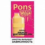 Одноразовая POD система Pons Titan Disposable 6000 Персик Арбуз