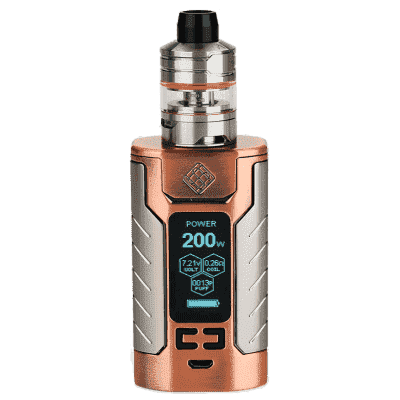 Wismec Sinuous FJ200 с клиромайзером Divider (200W, 4600 mAh) - Бронзовый Wismec Sinuous FJ200 с клиромайзером Divider (200W, 4600 mAh) - Бронзовый