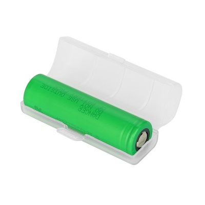 Пластиковый кейс для аккумулятора формата 18650 - Прозрачный