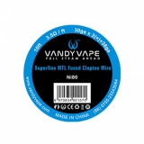 Проволока Vandy Vape Superfine MTL Fused Clapton Ni80 30GAx2+38GA