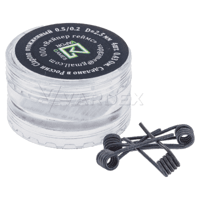 Спирали VG Clapton Coil (4шт.) - 0.5x0.2мм Спирали VG Clapton Coil (4шт.) - 0.5x0.2мм