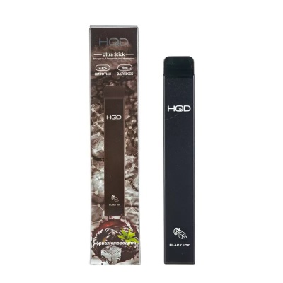 Одноразовая электронная сигарета HQD Ultra Stick 500 Черная смородина - фото 1