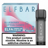Картридж Elf Bar Elfa Blueberry Cotton Candy 4 мл - 2 шт
