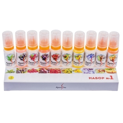 Жидкость Арамэль Ассорти (10 вкусов) - фото 3 Жидкость Арамэль Ассорти (10 вкусов) - фото 3