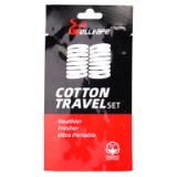 Хлопковая вата Hellvape Travel Cotton Set (с ножницами и пинцетом)