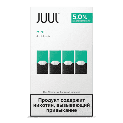 Картридж JUUL Мята x4 (59 мг) - фото 3 Картридж JUUL Мята x4 (59 мг) - фото 3