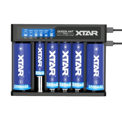 Зарядное устройство XTAR MC6 QUEEN ANT - Черный